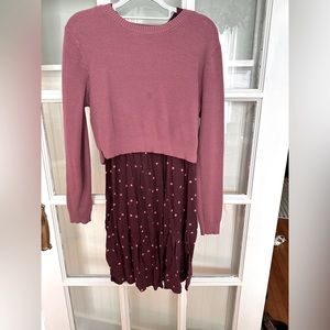 Seraphine 2-piece sweater and tank dress.